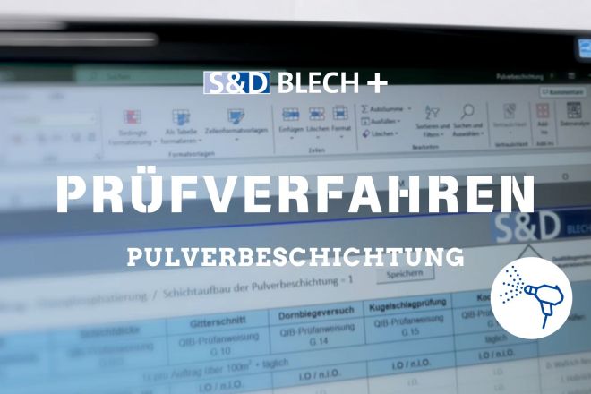 Prüfverfahren einer Pulverbeschichtung