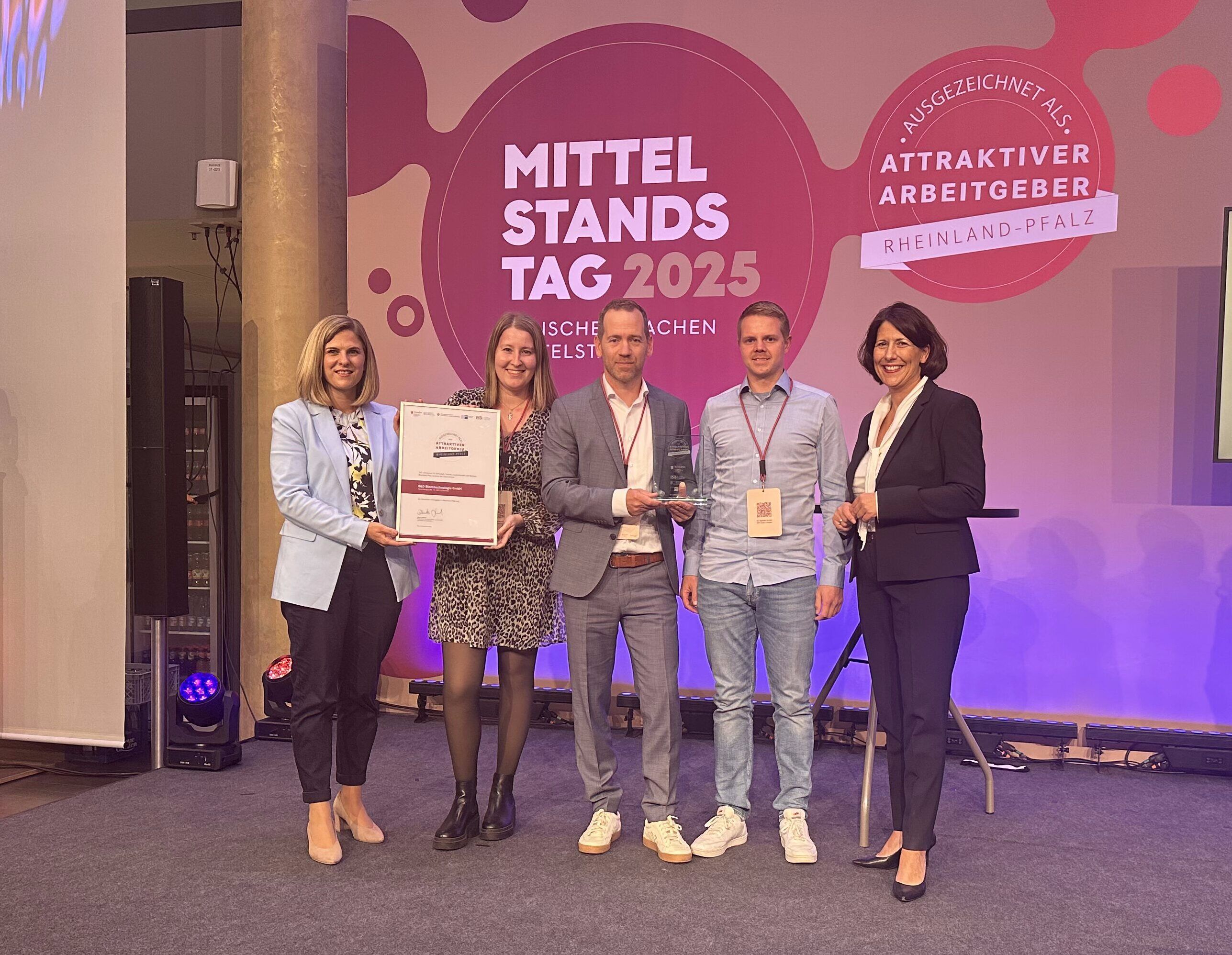Attraktiver Arbeitgeber Rheinland-Pfalz 2025 - S&D Blech+